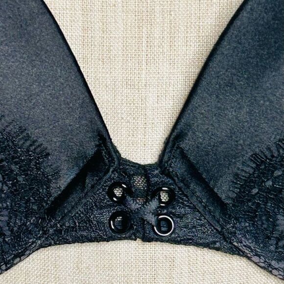 Victoria’s Secret Very Sexy Black Lace Corset Push-Up Bra size 32DD - Picture 6 of 15